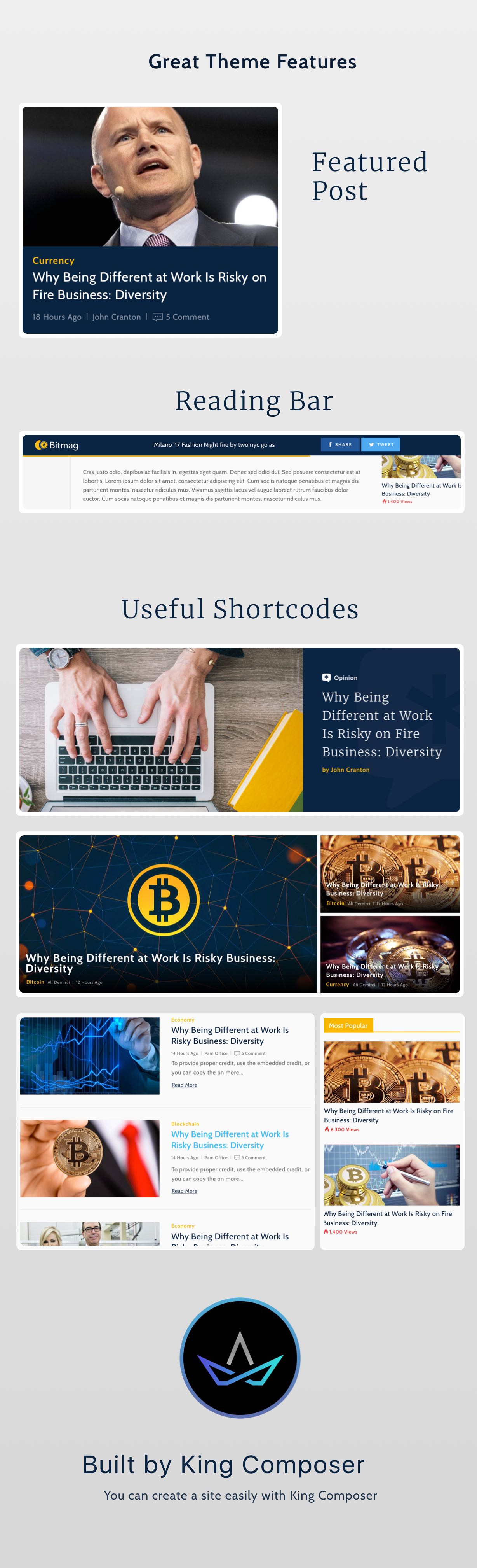 Coinmag - CryptoCurrency Blog WordPress Theme - 2