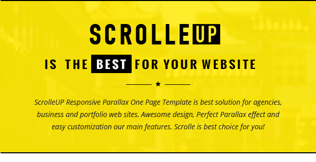 ScrolleUP - Creative One Page WordPress Theme - 1